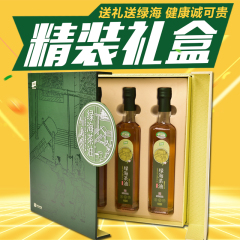 江西特产  绿海茶油700ml*4有机茶籽油野生山茶油食用油礼盒装