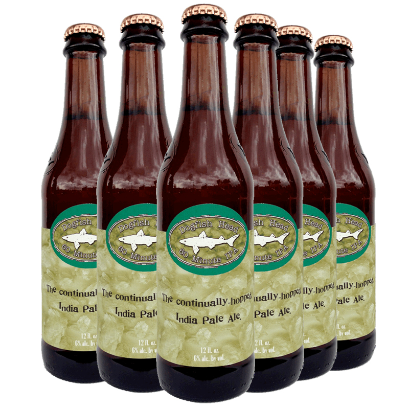 进口啤酒 美国角头鲨IPA啤酒 角鲨头60分钟精酿啤酒 DogfishHead