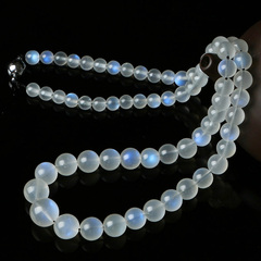Natural blue Moonstone bracelet ladies collection-level color high run color almost no cotton and old customer benefits