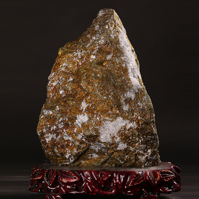 大型招远高品位金矿石摆件a1