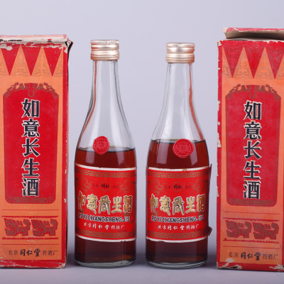 1988年产同仁堂如意长生酒(323ml*2)