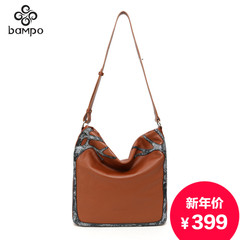 Banpo Accessories Handbags new fashion color bag casual Joker baodan leather cowhide shoulder bag