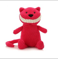 英国J家微笑大牙猫咪公仔安抚玩偶毛绒玩具元旦生日礼物娃娃