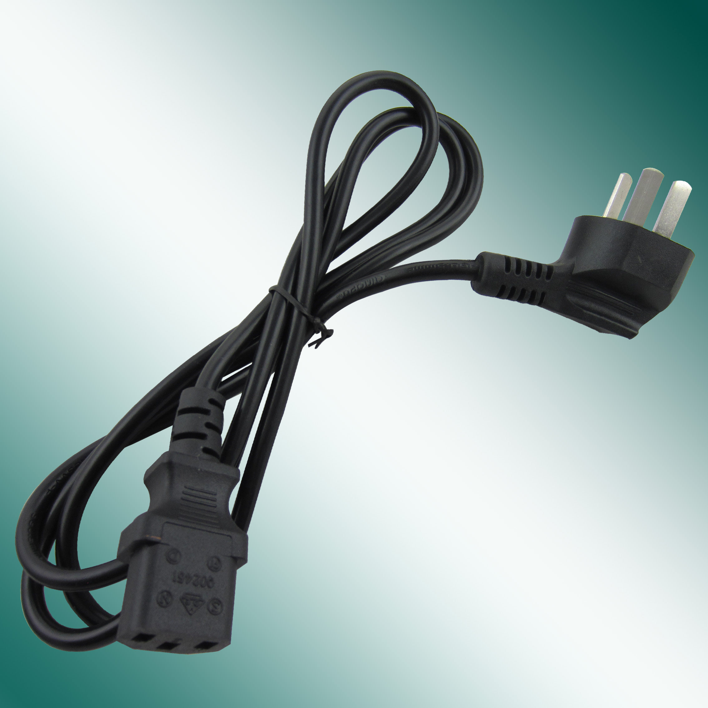 电源线品字三孔电线插头电脑主机显示器打印机电水壶电源线 铜芯