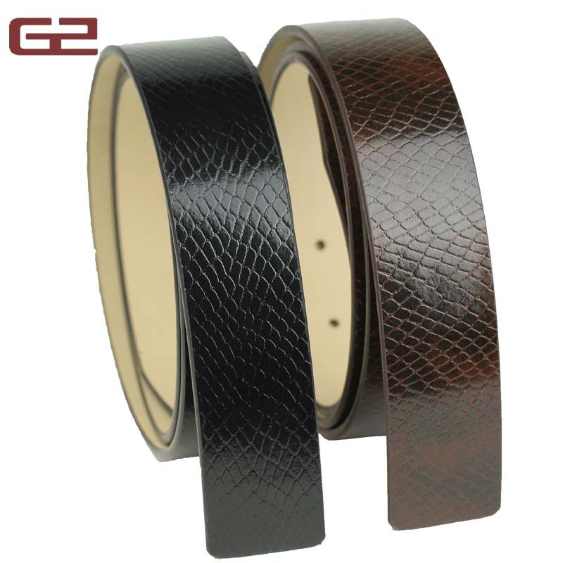 无头皮带条 男皮带真皮腰带身无扣皮条针扣不带头纯头层牛皮3.2cm