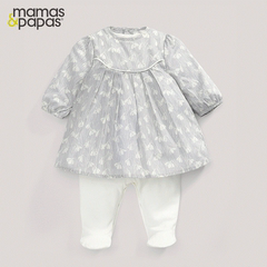 英国mamaspapas2016新款婴儿衣服新生儿连体衣哈衣女宝宝夏款 E