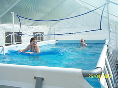 INTEX游泳池方形支架游泳池儿童管架家庭框架 免充气戏水池