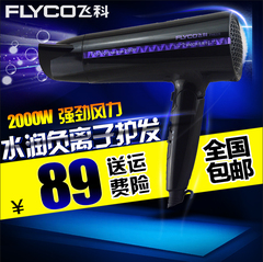 Flyco/飞科吹风机FH6229 可折叠电动吹风机吹风筒家用2000W冷热风