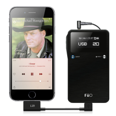 FiiO/飞傲 l19 Lightning转Micro usb转接头FiiO兼容飞傲E18