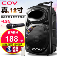 CV-332 户外12寸广场舞音响便携式大功率移动拉杆音箱蓝牙播放器