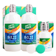 爱尔康傲滴乐明护理液300ml*2 60ml隐形近视眼镜美瞳药水