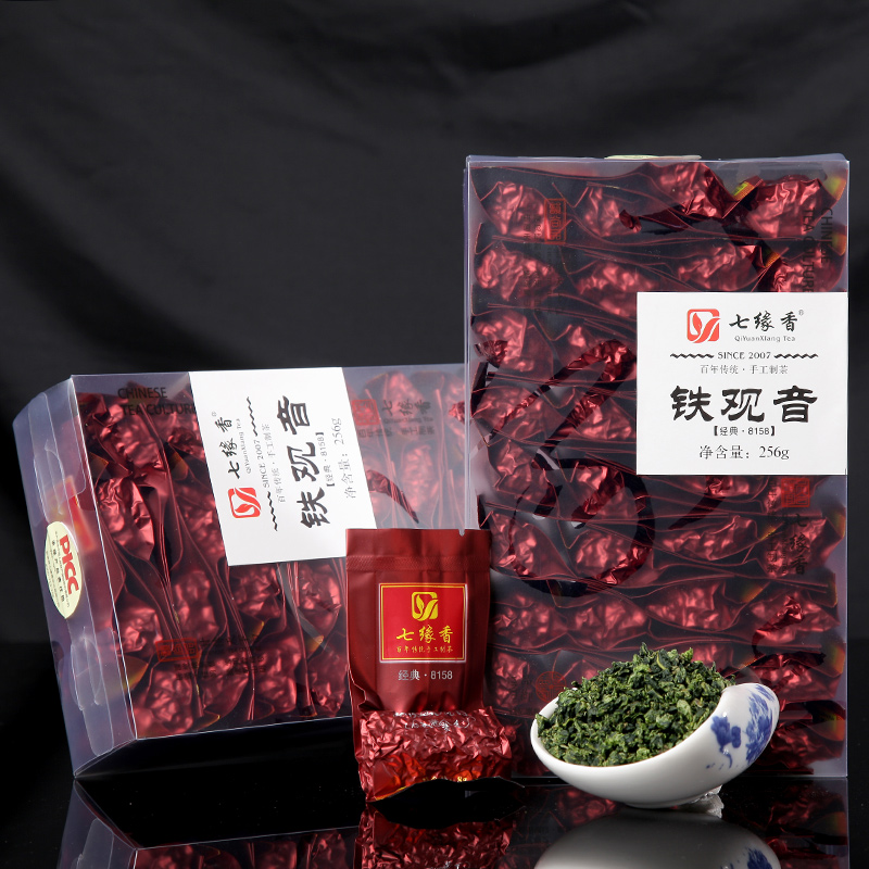 七缘香 铁观音茶叶新茶 乌龙茶 特级安溪铁观音清香型秋茶 512g产品展示图1