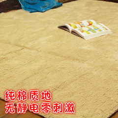 包邮外贸纯棉加厚地毯全棉高品质加厚绒面地毯宝宝爬行垫可定制