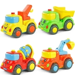笑脸车一两岁男宝宝玩具0-1岁益智儿童玩具1-2周岁以下男孩4男童3