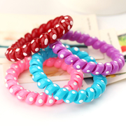 Xin Mei dot phone lines ring elastic band flower head rope