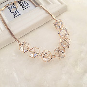 Love pierced solid rhinestone collar bone chain Korean jewelry necklace women accessories decorative necklace collar bone short chains
