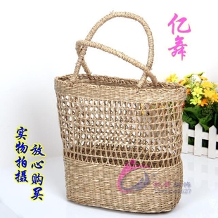 越南gucci包便宜嗎 夏季新款手工編織女包越南草編包藤編包 休閑度假文藝復古手提包 gucci包