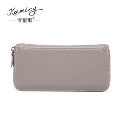 Kamicy/Camilla Qi 2015 new Korean purse handbag minimalism around wallet large leather purse