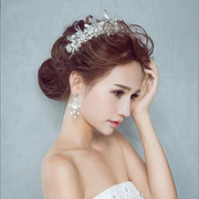 Shi Huanqi H122 new Korean bride makeup styling Studios photography Crystal hand-Crown Baroque ornaments