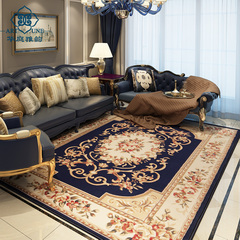欧式客厅茶几地毯 手工剪花美式沙发卧室床边毯 门厅书房毯 特价