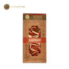 苏格兰Chocolate tree RASPBERRY 74% 黑巧克力整颗覆盆子果肉