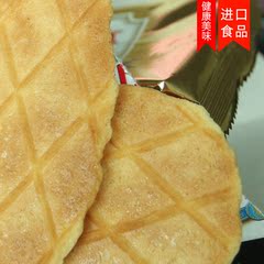 韩国进口Crown可瑞安黄油薄脆饼干可拉奥瓦夫饼休闲美味零食小吃