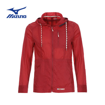 MIZUNO 美津濃 皮膚風衣輕量防風上衣防曬外套男款 - 40158539809
