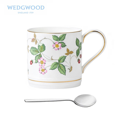 Wedgwood Wild Strawberry野草莓马克杯(直身杯)  WMF咖啡勺