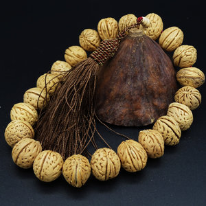 蟠桃仙桃菩提子 天然精品 佛珠手提车挂念珠 菩提子车挂念珠