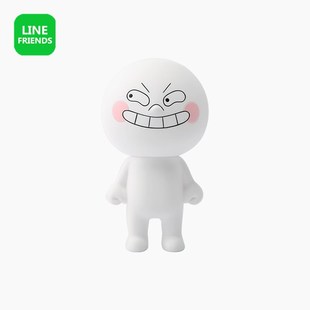 韩国正品采购line friends 可爱馒头人表情手办小公仔 摆件装饰