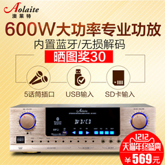 澳莱特 AV-2301 专业功放机家用KTV音响套装大功率舞台hifi功放机