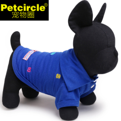 PETCIRCLE 狗狗衣服夏装泰迪衣服宠物衣服小狗博美比熊POLO衫