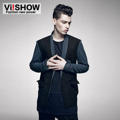 Viishow2015 spring deep v single buckle casual suits men's slim fit street fashion men's jacket