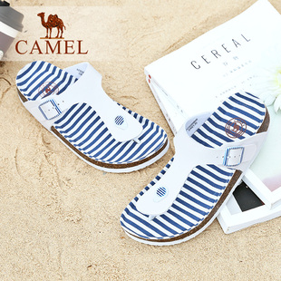 gucci拖鞋女塗鴉 Camel 駱駝女鞋 夏人字拖女涼拖時尚塗鴉女拖鞋A72226649 gucci