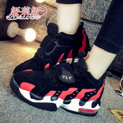Yalaiya spring of 2016 new Korean cow heavy cushioned sneakers women students increased leisure running shoes
