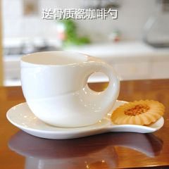 包邮 创意骨瓷咖啡杯碟套装 欧式陶瓷茶水杯 咖啡杯 下午茶杯