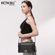 2015 winter season rhombic chain for new ladies bag handbag Korean leisure diagonal shoulder bag