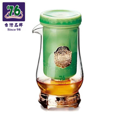 精品台湾76红茶杯耐热玻璃双耳茶壶泡茶器具 青瓷过滤内胆