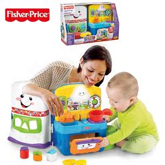 费雪 趣味学习厨房双语 宝宝学习玩具 婴幼儿童早教益智玩具V8726