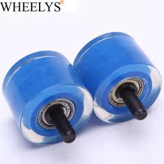 WHEELYS两种材料双层保护正品自动款暴走鞋超耐磨透明PU橡胶滑轮