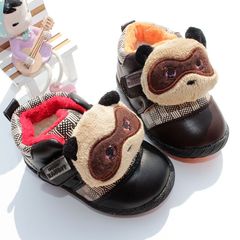 哈比特正品儿童短雪地靴子宝宝棉鞋学步鞋加厚保暖鞋韩版男童冬季