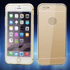 新款4.7iphone6手机壳 金属边框超薄 6plus保护套外壳 苹果6后盖