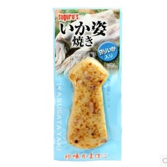 日本进口零食品sugurus原汁原味墨鱼烧片45g鱼肉肠即食海味超好吃
