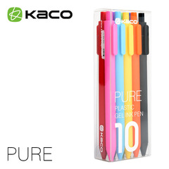 【KACO】 书源|PURE 0.5彩色中性笔10支装配彩色笔芯新年礼物