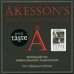 国内现货 akesson’s 75%黑巧马达加斯加criollo2011年银奖 包邮