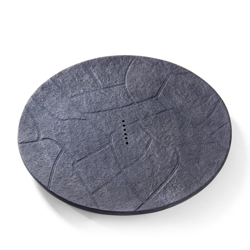 Ming Fung Tong tea set Black stone tea tray stone Chahai Tea Service drainage circular carving tea tray Happy to meet sweet dewin the Tableware , Tea set , Tea tray category - from Buy2taobao.com to provide professional Taobao agent buy service