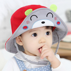 婴儿帽子秋冬6-12-24个月男女童韩国冬天儿童宝宝加绒套头毛线帽