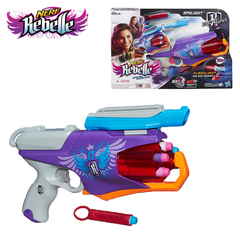 孩之宝/hasbro正品nerf木兰系列女孩软弹枪玩具夜精灵发射器A8797