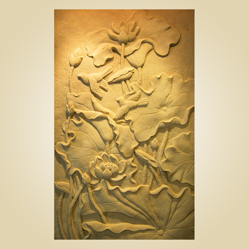 人造砂岩背景墙装饰文化石壁挂浮雕立体定制沙岩砂岩雕刻