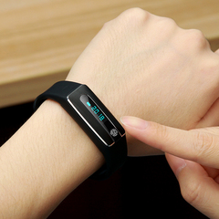 优者C4智能手环 测心率防水计步器苹果安卓ios运动蓝牙触控屏手表